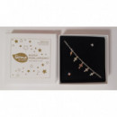Farmabijoux Pulsera Cruz Plateada + Pendientes  FARMA BIJOUX