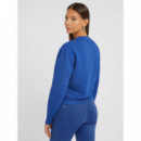 Sudadera con Logo Triángulo y Pedrería GUESS