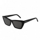 Sl 276 Mica 001 T53 Acetate 145 Black  SAINT LAURENT