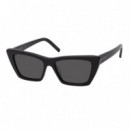 Sl 276 Mica 001 T53 Acetate 145 Black  SAINT LAURENT