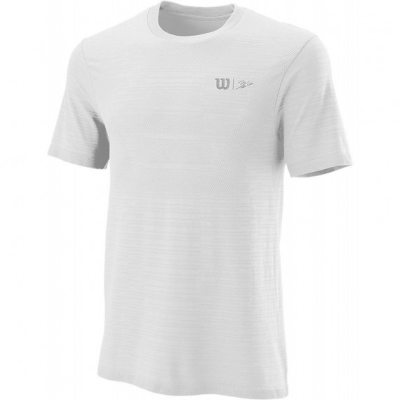 Camiseta Wilson Bela Smls Crew Iii White  WILSON PADEL