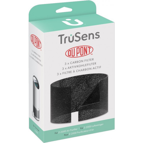 LEITZ Recambio de Capa de Carbon Dupont para el Purificador de Aire LEITZ Trusens Z-2000 3 Unidades