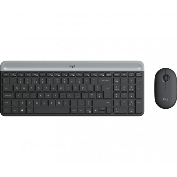 LOGITECH Teclado y Raton Wireless Slim Combo MK470