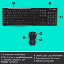 LOGITECH Teclado y Raton Inalambrico MK270