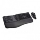 KENSINGTON Teclado y Raton Inalambrico Pro Fit Ergo Negro
