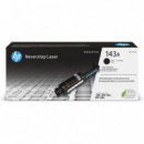HP Toner W1143A Negro Nº 143A