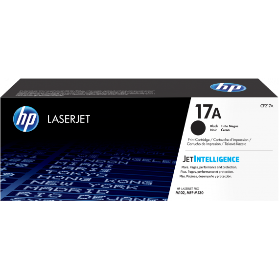 HP Toner CF217A Negro Nº 17A