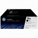 HP Toner CE278AD Negro Nº 78A Pack 2U