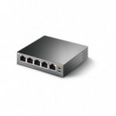 TP-LINK Switch de 5 Puertos 10/100/1000 4 Puertos Poe