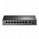 TP-LINK Switch de 9 Puertos 10/100 con 8 Puertos Poe+