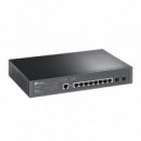 TP-LINK Switch Gestionable con 8 Puertos Gigabit L2 Lite Jetstream con 2 Slots Sfp