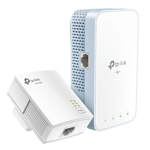 TP-LINK Kit Powerline TL-WPA7517 Kit Wifi AV1000 Ac con 1PTO Giga  Kit Compuesto de TL-PA7017 + TL-WPA7517