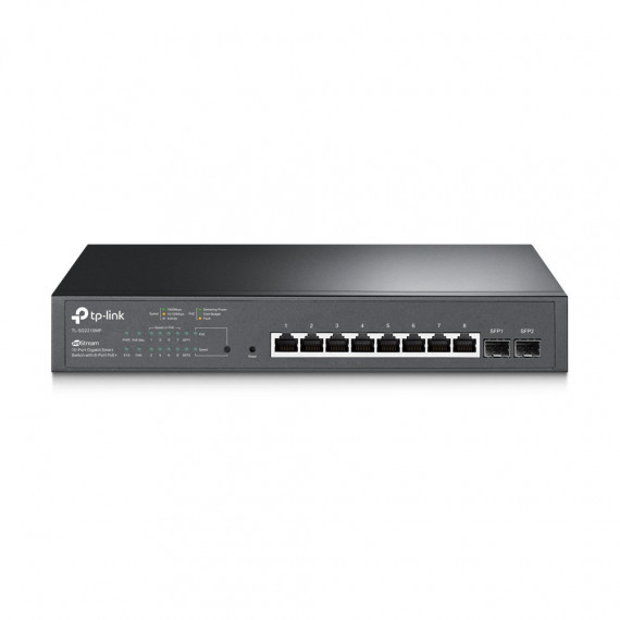 TP-LINK Switch Smart 8 Puertos Poe+ Mas 2 Sfp