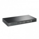 TP-LINK Switch Gestionable Jetstream de 24 Puertos Gigabit L2 con 4 Ranuras Sfp
