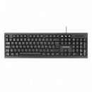 TACENS Teclado AK0ES USB Negro