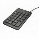 TRUST Teclado Numerico Xalas USB Negro