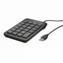 TRUST Teclado Numerico Xalas USB Negro