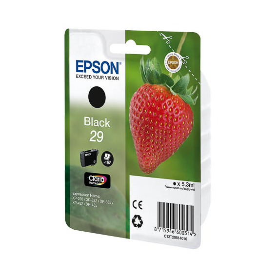 EPSON Cartucho Tinta T2981 Negro Nº 29