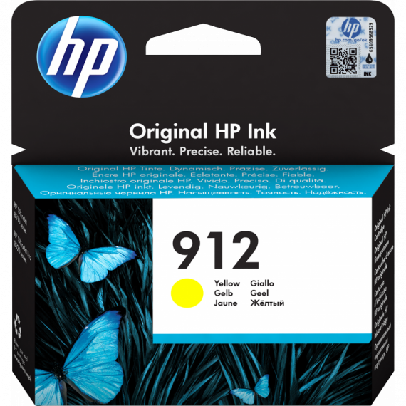 HP Cartucho 3YL79AE Amarillo Nº 912