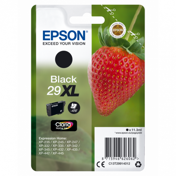 EPSON Cartucho Tinta T2991 Negro Nº 29XL