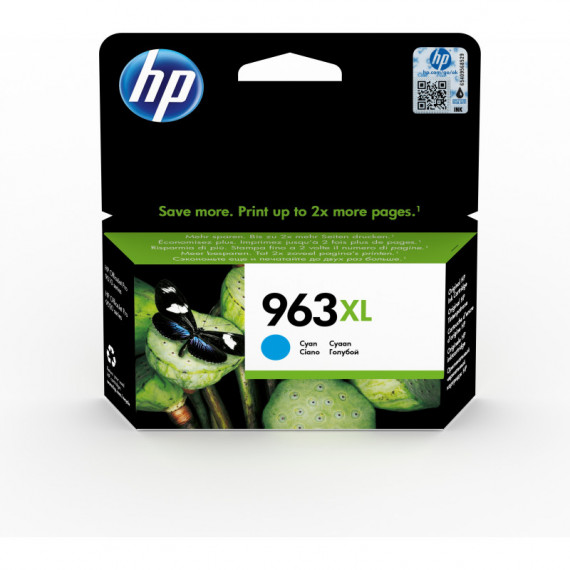 HP Cartucho 3JA27AE Cian Nº 963XL