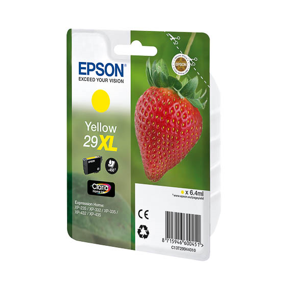 EPSON Cartucho Tinta T2994 Amarillo Nº 29XL