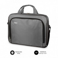 SUBBLIM Maletin Oxford 14 Gris - Guanxe Atlantic Marketplace