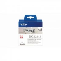 BROTHER Etiquetas DK22212  Cinta Continua de Película Plástica (blanca). Ancho: 62 Mm. Longitud: 15,24 M - Guanxe Atlantic Marke