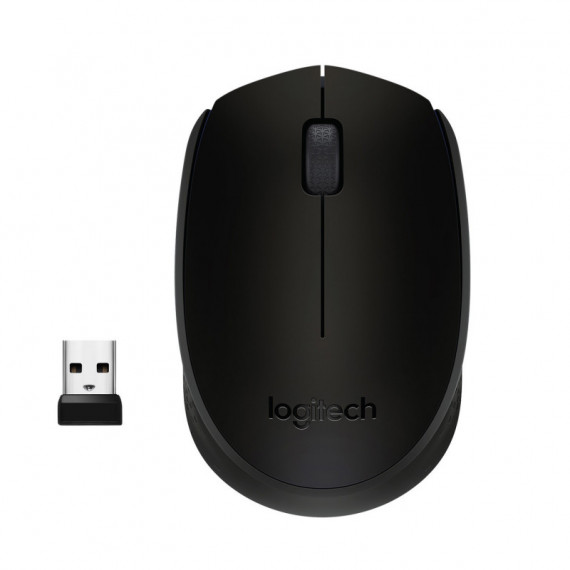 LOGITECH Raton Inalambrico M171 Negro/negro