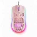 MARS GAMING  Raton Optico Mmax Hive Pink 12400DPI