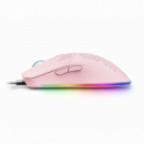 MARS GAMING  Raton Optico Mmax Hive Pink 12400DPI