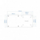 TOOQ Soporte Cpu Tipo Nuc para Soportes de Monitor O Escritorio Negro