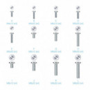 TOOQ Kit de Tornillos Universal Vesa para Pantallas SSK4820