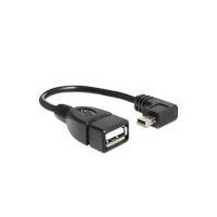 NANOCABLE Cable USB 2.0 Otg Acodado Tipo Mini Bm-ah Negro 15 Cm - Guanxe Atlantic Marketplace