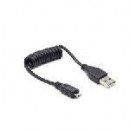 GEMBIRD Cable Espiral USB a Micro-usb  0.6M