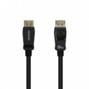 AISENS Cable Displayport 2M 1.4 8K Negro