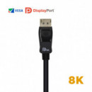 AISENS Cable Displayport 2M 1.4 8K Negro