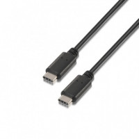 AISENS Cable Usb-c a Usb-c 2.0 2M A107-0057 Negro - Guanxe Atlantic Marketplace