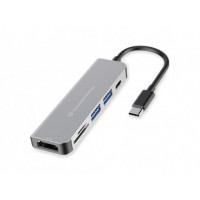 CONCEPTRONIC Adaptador Hub Usb-c Multifuncional 6-EN-1 - Guanxe Atlantic Marketplace