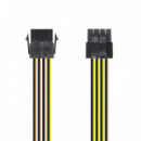 AISENS Cable Alimentacion Microprocesador AISENS A131-0419  Molex 4 + 4 Pin Macho a 8 Pin Hembra 30CM