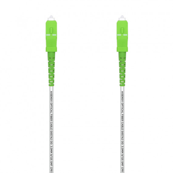 AISENS Cable Fibra Optico G657A2 3.0 15M Blanco