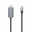 AISENS Cable Usb-c a HDMI Macho 1.8M Negro