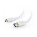 GEMBIRD Cable USB 3.0 A-m / C-m 1,8M Blanco