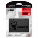 KINGSTON Disco Duro Ssd 2.5 Ssdnow A400 960GB 500 Mb/s (lectura) - 450 Mb/s (escritura)