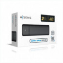 AISENS Caja Externa ASM2-001B Ssd M.2 Sata/nvme USB 3.1