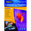 FELLOWES Fundas Plastificar A4 80MICRAS 100UD