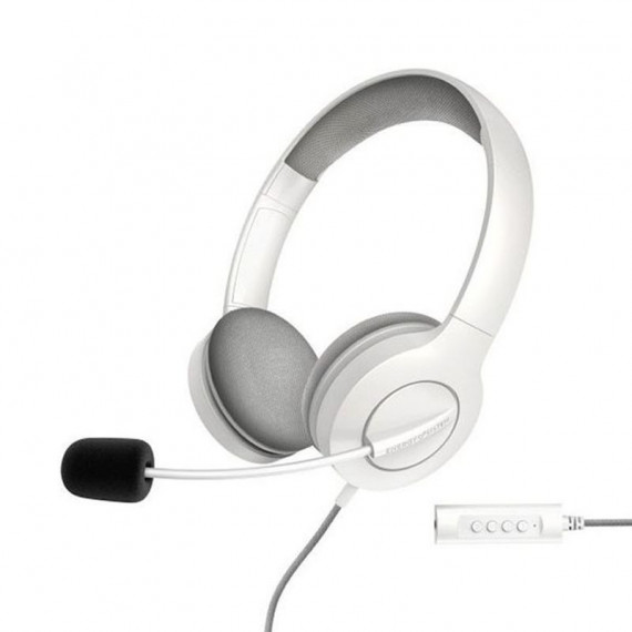 ENERGY SISTEM Auriculares Office 3 Blanco SUPRAURAL/40MM/JACK 3.5/ANTIPOP/20HZ/32OHMS