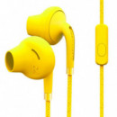 ENERGY SISTEM Auriculares con Micro Style 2+ Vainilla In-ear / Deep Bass / Micro / Control Talk