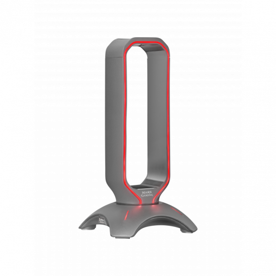 MARS GAMING Soporte para Auriculares Mhhx con Hub USB