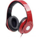 GEMBIRD Auriculares Estereo con  Microfono Rojo